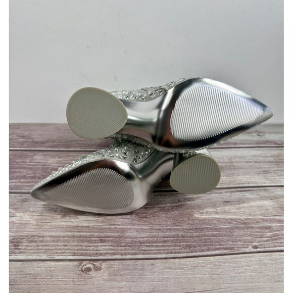 NWOT Steve Madden Vayle Boots Rhinestone Pointed Toe Zipper Closure Women Sz 7M - Picture 9 of 17